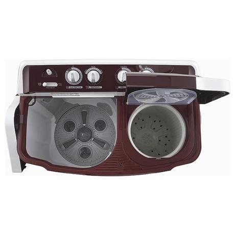 LG 8 kg Semi automatic, Roller Jet Pulsator, Wind jet Dry, 3+1 Washprograms, Rat Away feature, Burguandy, 5 star (P8030SRAZ)-6