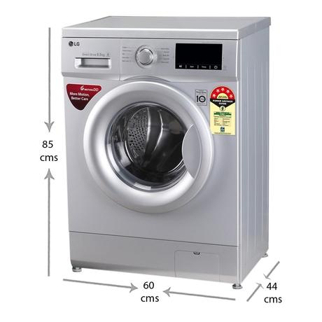 LG 6.5 Kg Front Fully Automatic Washing Machine with 6 Motion Control Technology, FHM1065ZDL-1