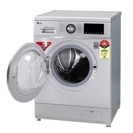 LG 8 Kg Front Fully Automatic Washing Machine with 6 Motion Control Technology, FHM1208ZDL-4