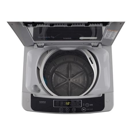 LG 7 Kg 5 Star Inverter Fully-Automatic Top Loading Washing Machine (T70SKSF1Z, Middle Free Silver, Smart Motion & TurboDrum)-7