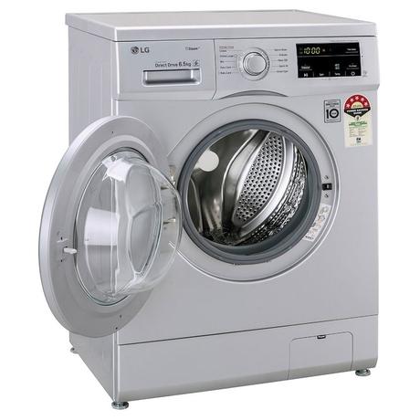 LG 6.5 Kg 5 Star Inverter Fully-Automatic Front Loading Washing Machine (FHM1065SDL, Silver, 6 Motion Direct Drive, 2 Years Warranty)-3