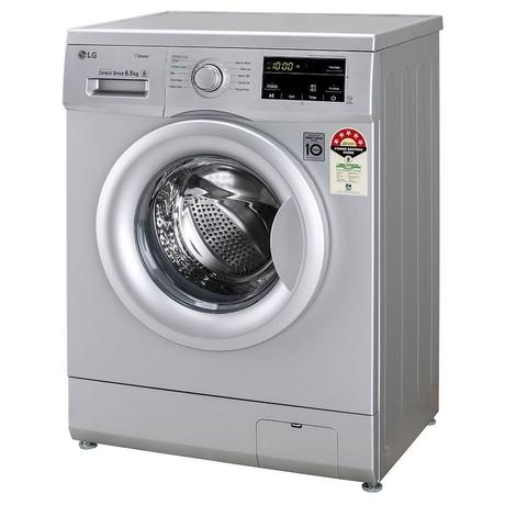 LG 6.5 Kg 5 Star Inverter Fully-Automatic Front Loading Washing Machine (FHM1065SDL, Silver, 6 Motion Direct Drive, 2 Years Warranty)-4
