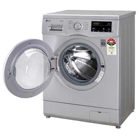 LG 6.5 Kg 5 Star Inverter Fully-Automatic Front Loading Washing Machine (FHM1065SDL, Silver, 6 Motion Direct Drive, 2 Years Warranty)-5