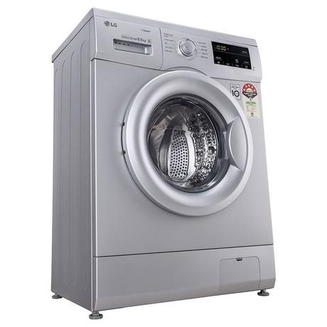 LG 6.5 Kg 5 Star Inverter Fully-Automatic Front Loading Washing Machine (FHM1065SDL, Silver, 6 Motion Direct Drive, 2 Years Warranty)-6