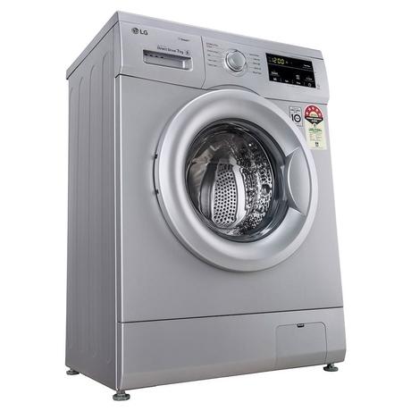 LG 7 Kg 5 Star Inverter Touch Control Fully-Automatic Front Load Washing Machine with Heater (FHM1207SDL, Silver, 6 Motion Direct Drive, 2 Years Warranty)-6