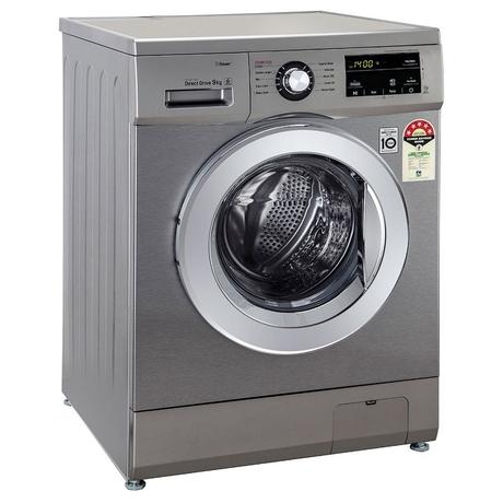 LG 9 Kg 5 Star Inverter Fully-Automatic Front Loading Washing Machine (FHM1409BDP, Platinum, 6 Motion Direct Drive, 2 Years Warranty)-2