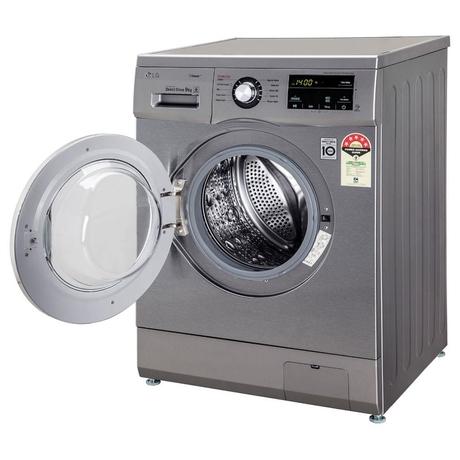 LG 9 Kg 5 Star Inverter Fully-Automatic Front Loading Washing Machine (FHM1409BDP, Platinum, 6 Motion Direct Drive, 2 Years Warranty)-5