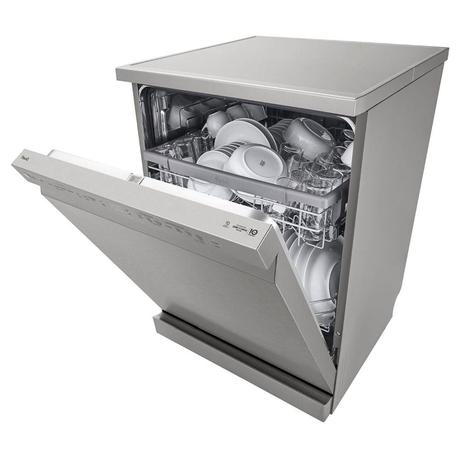 LG 14 Place Dishwasher, WiFi Enabled, True Steam, Quadwash, Inverter Direct Drive Technology, 4 washing arms, Silver (DFB532FP)-4