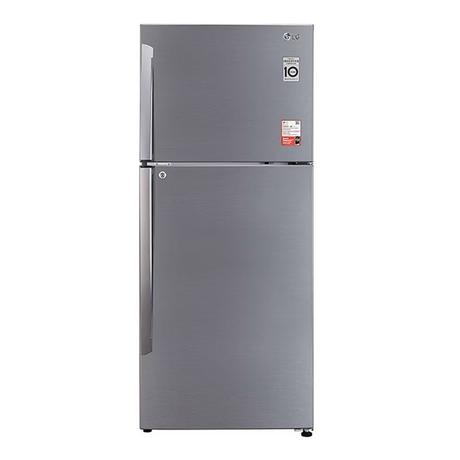 LG 412 litres 1 Star Double Door Refrigerator, Shinny Steel GL-T432APZR-0