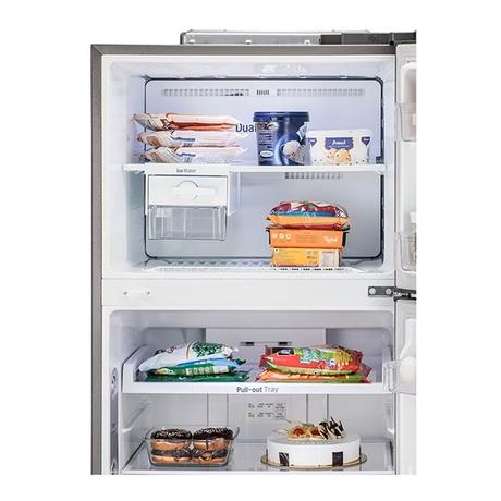 LG 412 litres 1 Star Double Door Refrigerator, Shinny Steel GL-T432APZR-10