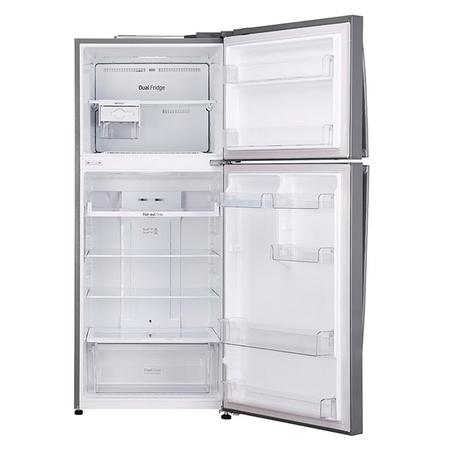 LG 412 litres 1 Star Double Door Refrigerator, Shinny Steel GL-T432APZR-7