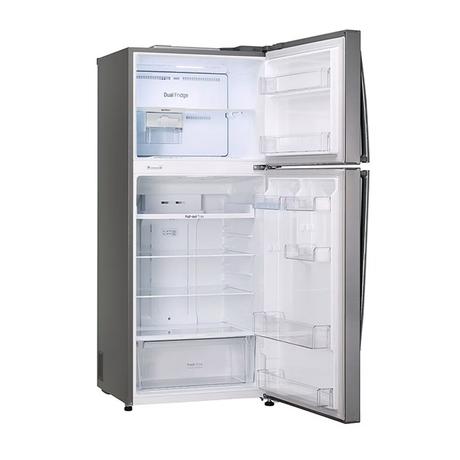 LG 412 litres 1 Star Double Door Refrigerator, Shinny Steel GL-T432APZR-8