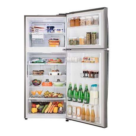 LG 412 litres 1 Star Double Door Refrigerator, Shinny Steel GL-T432APZR-9