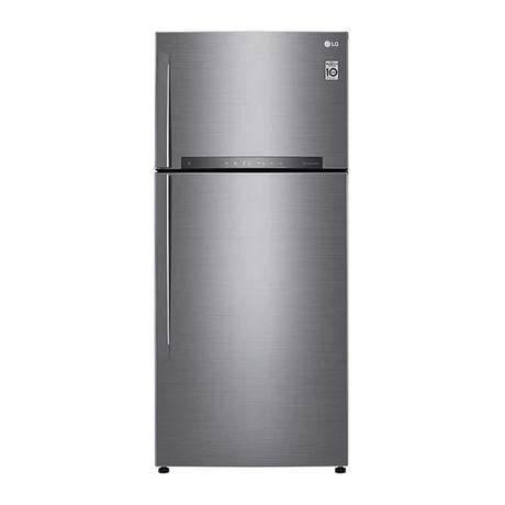 LG 506 litres 1 Star Double Door Refrigerator, Platinum Silver GN-H702HLHM-0