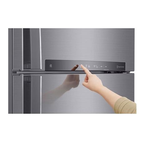 LG 506 litres 1 Star Double Door Refrigerator, Platinum Silver GN-H702HLHM-10