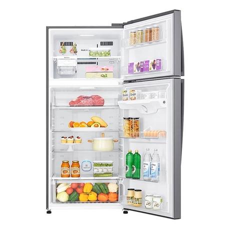LG 506 litres 1 Star Double Door Refrigerator, Platinum Silver GN-H702HLHM-4