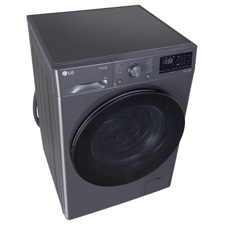 LG 8 kg Front Load, AI Direct Drive, 6 Motion DD, Steam, WiFi Enabled, Smart Diagnosis, Middle Black, 5 Star (FHP1208A5M)-2