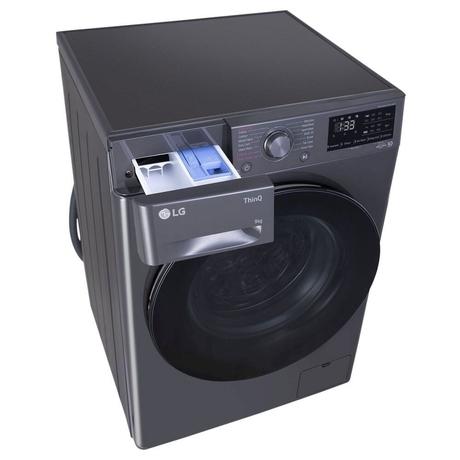 LG 8 kg Front Load, AI Direct Drive, 6 Motion DD, Steam, WiFi Enabled, Smart Diagnosis, Middle Black, 5 Star (FHP1208A5M)-7