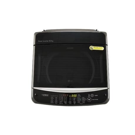 LG 8 kg Top Load, Smart Inverter technology, Turbo Drum, JetSpary+, Smart Diagnosis, Punch+3 Pulsator, Middle Black, 5 Star (T80AJMB1Z)-2