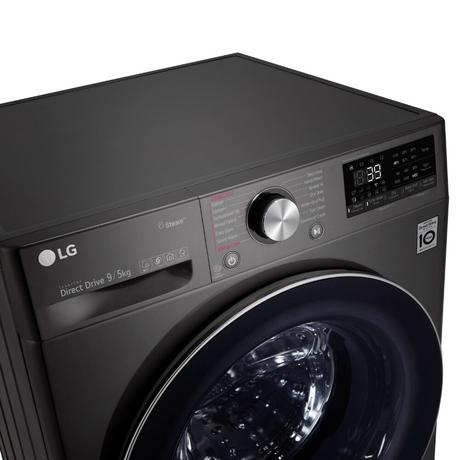 LG 9/5 Kg Fully Automatic Front Loading Washing Machine (FHD0905STB, Black VCM)-9