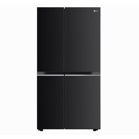 LG 650 L, Side-by-Side Refrigerator with Hygiene Fresh+, DoorCooling+, Wi-Fi Convertible in Ebony Sheen Finish, 3-Star-0