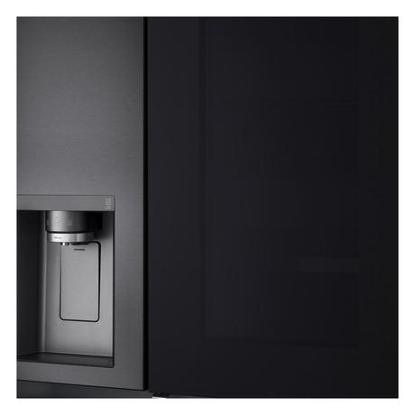 LG 630 L 3 Star Frost Free Side by Side Refrigerator, Matt Black, X257AMC3-8