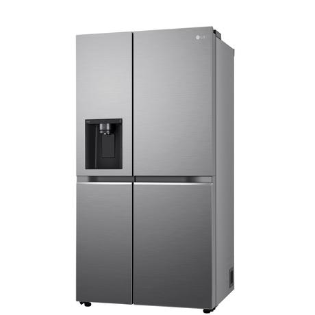 LG 630 L 3 Star Frost Free Side by Side Refrigerator, Shiny Steel, L257CPZ3-1