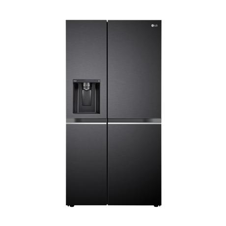 LG 630 L 3 Star Frost Free Side by Side Refrigerator, Matt Black, L257CMC3-0