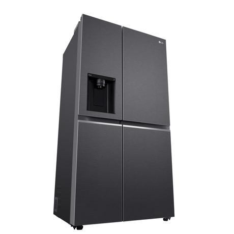 LG 630 L 3 Star Frost Free Side by Side Refrigerator, Matt Black, L257CMC3-3