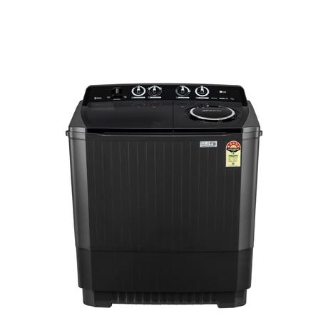 LG 11.5 kg Semi Automatic Top Load Washing Machine, Roller Jet Pulsator + Soak, Black, P115ASLAZ-0