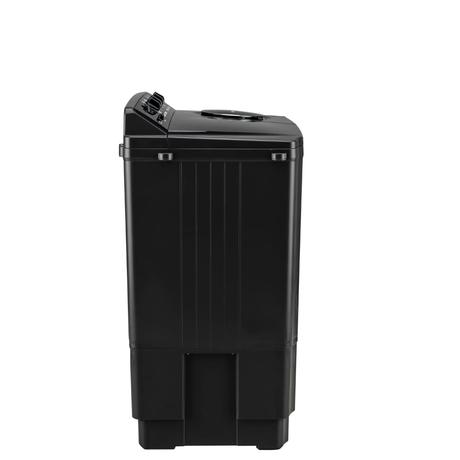 LG 11.5 kg Semi Automatic Top Load Washing Machine, Roller Jet Pulsator + Soak, Black, P115ASLAZ-6