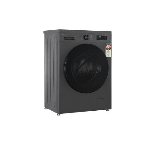 LG 7 kg Front Load, Direct Drive Motor, 6 Motion DD, Steam, Touch Control, Middle Black, 5 star (FHB1207ZMA)-1