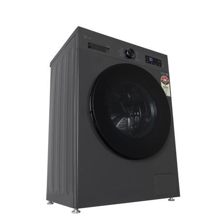 LG 7 kg Front Load, Direct Drive Motor, 6 Motion DD, Steam, Touch Control, Middle Black, 5 star (FHB1207ZMA)-3