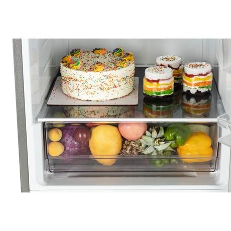 LG 340 L Frost Free 3 Star Convertible Refrigerator, Shiny Steel, GL-B382DPZX-11