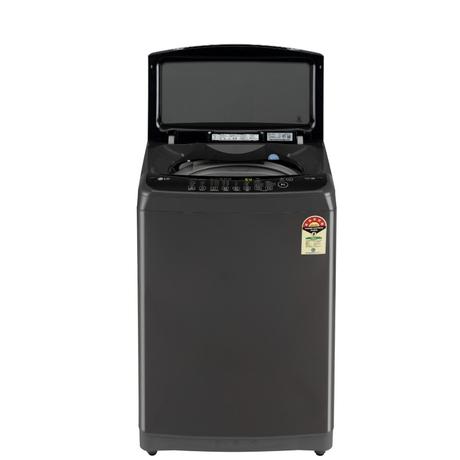 LG 12 kg Fully Automatic Top Loading Washing Machine, T12SJMB1Z, Black-1