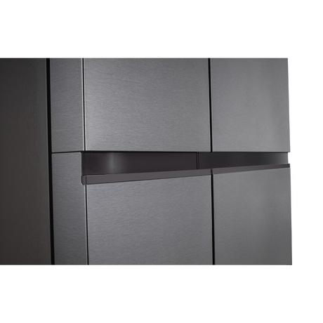 LG 650 L 3-Star Convertible Side-by-Side Refrigerator with Multi-Air Flow & Smart Diagnosis, Dazzle Steel, GL-B257JDS3-11