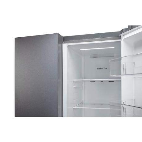 LG 650 L 3-Star Convertible Side-by-Side Refrigerator with Multi-Air Flow & Smart Diagnosis, Dazzle Steel, GL-B257JDS3-12