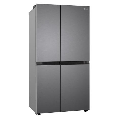 LG 650 L 3-Star Convertible Side-by-Side Refrigerator with Multi-Air Flow & Smart Diagnosis, Dazzle Steel, GL-B257JDS3-2