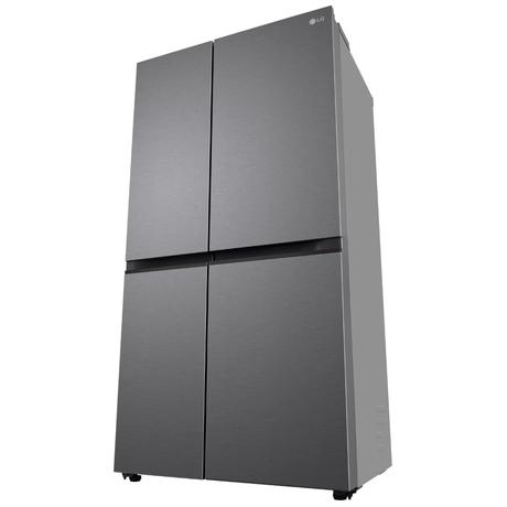 LG 650 L 3-Star Convertible Side-by-Side Refrigerator with Multi-Air Flow & Smart Diagnosis, Dazzle Steel, GL-B257JDS3-3