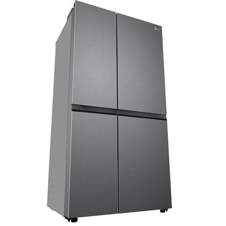 LG 650 L 3-Star Convertible Side-by-Side Refrigerator with Multi-Air Flow & Smart Diagnosis, Dazzle Steel, GL-B257JDS3-4