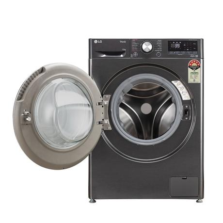 LG Vivace Pro 12 Kg Fully Automatic Front Load Washing Machine, FHP1412Z9B, Black-1