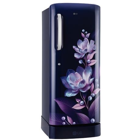 LG GL-D241ABMU 224 L 5 Star Direct Cool Single Door Refrigerator with Base Stand Drawer, Blue Marvel-1