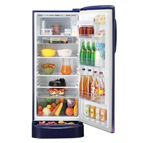 LG GL-D241ABMU 224 L 5 Star Direct Cool Single Door Refrigerator with Base Stand Drawer, Blue Marvel-5
