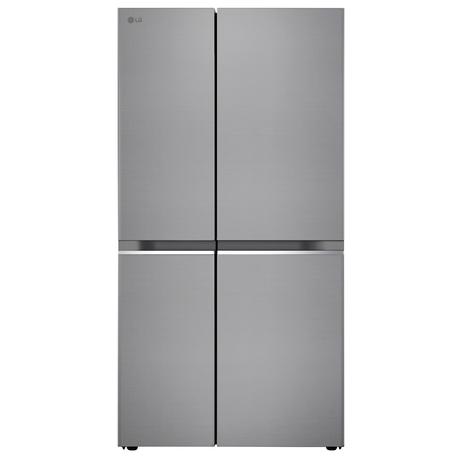 LG 650 Litre 3 Star Side By Side Refrigerator, Shiny Steel, GL-B257HPZ3-0