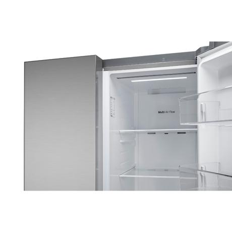 LG 650 Litre 3 Star Side By Side Refrigerator, Shiny Steel, GL-B257HPZ3-11
