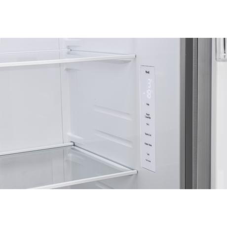 LG 650 Litre 3 Star Side By Side Refrigerator, Shiny Steel, GL-B257HPZ3-12
