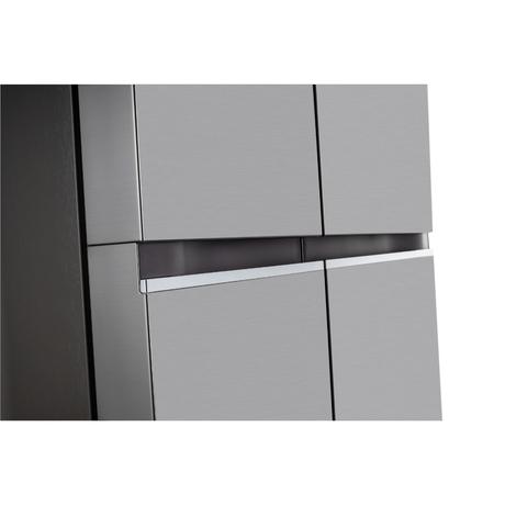 LG 650 Litre 3 Star Side By Side Refrigerator, Shiny Steel, GL-B257HPZ3-13