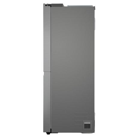 LG 650 Litre 3 Star Side By Side Refrigerator, Shiny Steel, GL-B257HPZ3-14