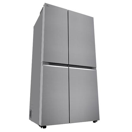 LG 650 Litre 3 Star Side By Side Refrigerator, Shiny Steel, GL-B257HPZ3-3