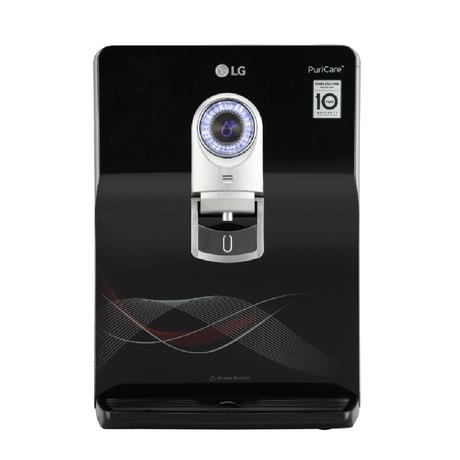 LG WW184ETB 8 L Water Purifier, RO + In Tank UV + UF + Mineral Booster + SS Tank, 2-in-1 Care, Digital Sterilizing Care, Premium Black, Wall Mount/Counter Top-0
